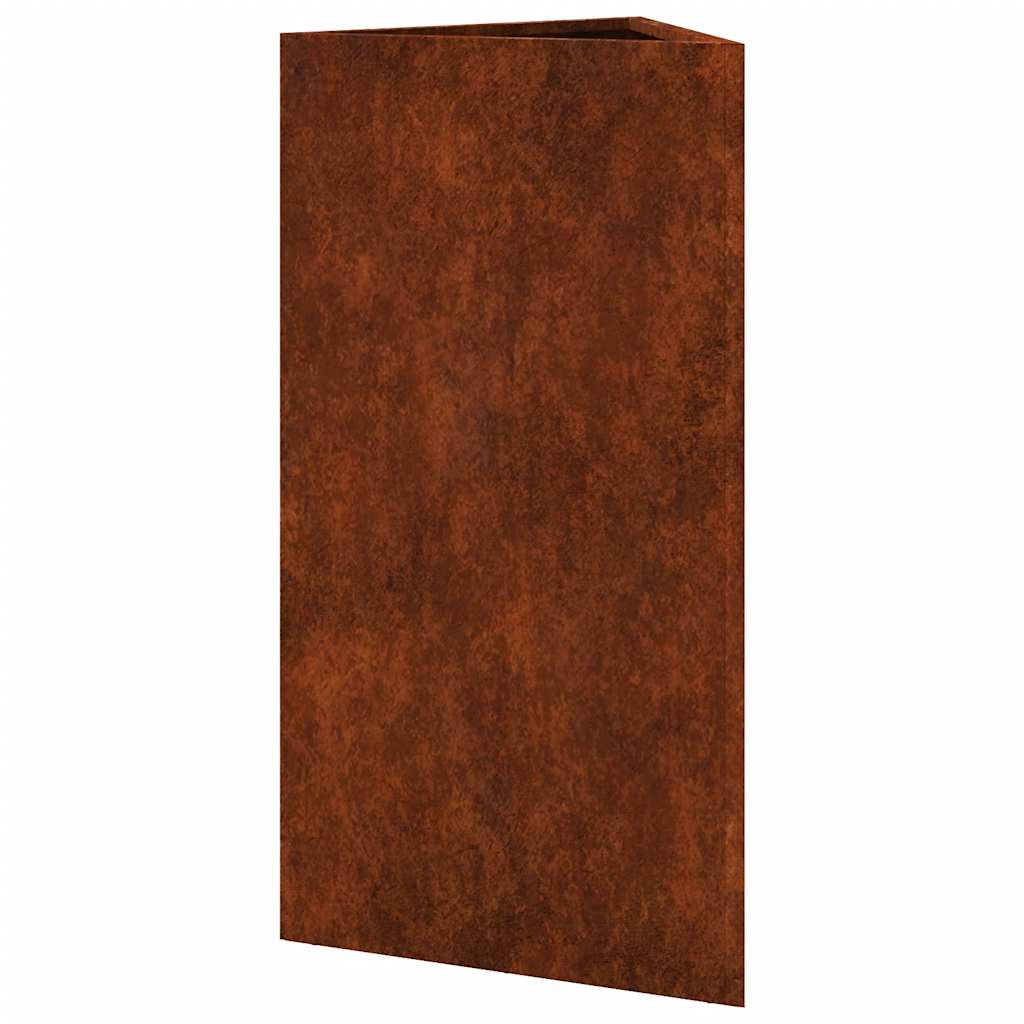 sodo vazonai 2 vnt trikampiai 40x40x75 cm oro sąlygoms atsparus