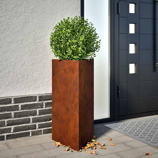 sodo vazonai 2 vnt trikampiai 40x40x75 cm oro sąlygoms atsparus