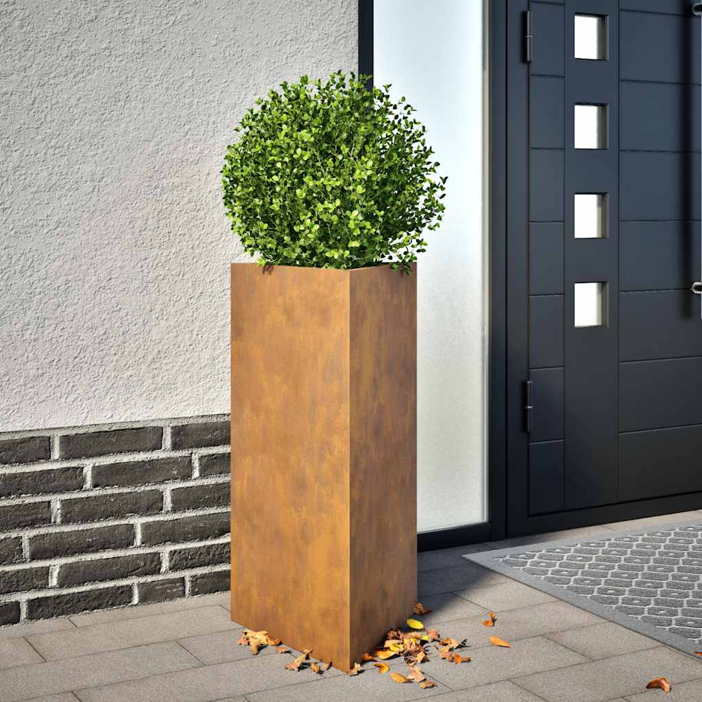 sodo vazonai 2 vnt trikampiai 40x40x75 cm oro sąlygoms atsparus