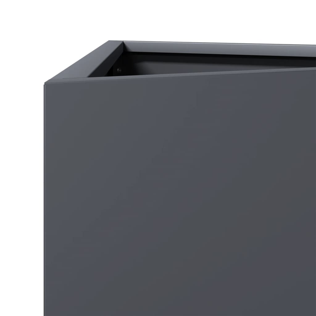 Sodo loveliai, 2vnt., antracito, 50x43x75cm, plienas