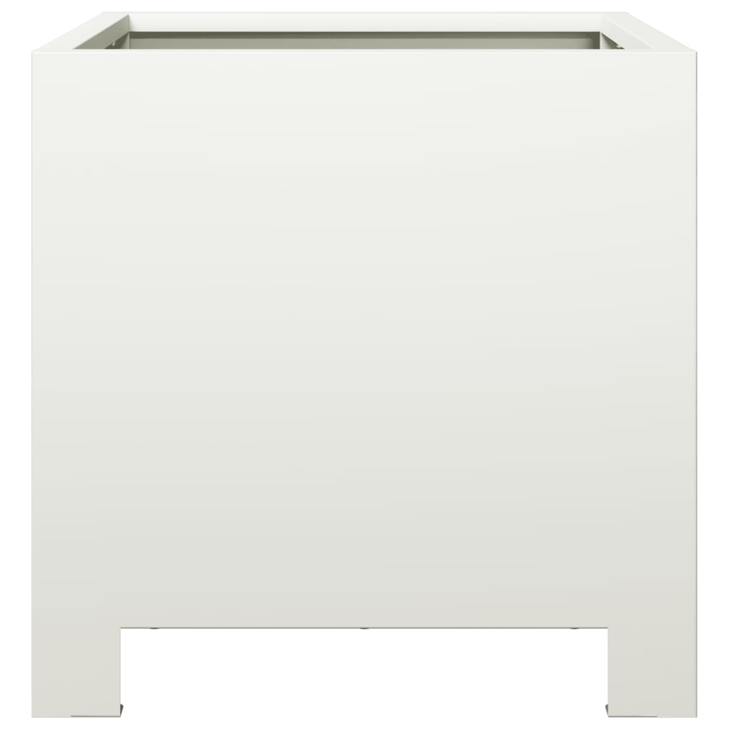 Sodo lovelis, baltos spalvos, 30x30x30cm, plienas