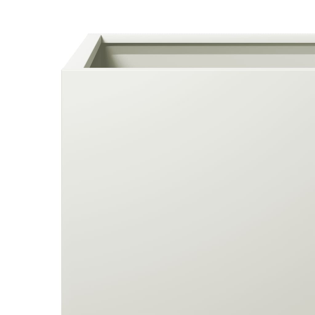 Sodo loveliai, 2vnt., baltos spalvos, 40x40x40cm, plienas