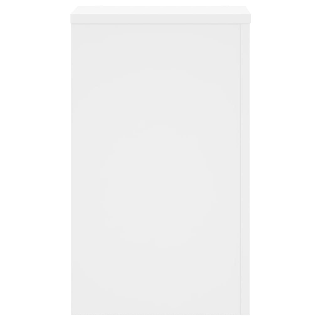 Stovai augalams, 2vnt., balti, 30x30x50cm, apdirbta mediena