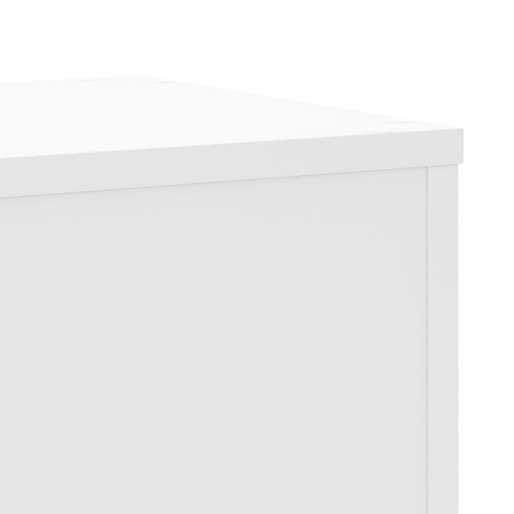 Stovai augalams, 2vnt., balti, 30x30x50cm, apdirbta mediena