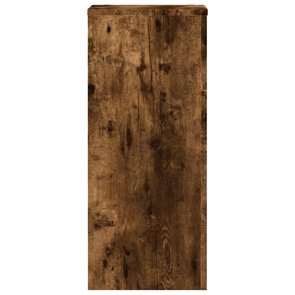 Stovai augalams, 2vnt., dūminiai, 30x30x70cm, apdirbta mediena