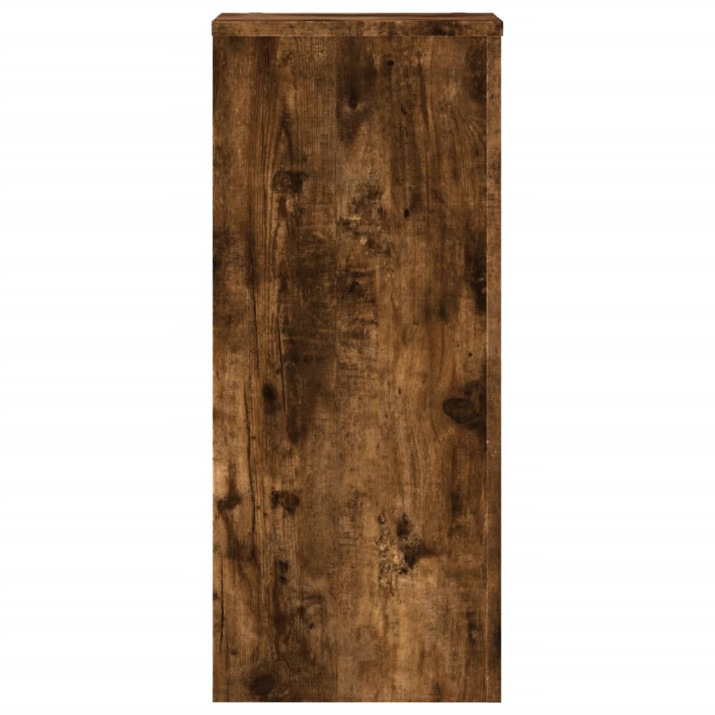 Stovai augalams, 2vnt., dūminiai, 30x30x70cm, apdirbta mediena