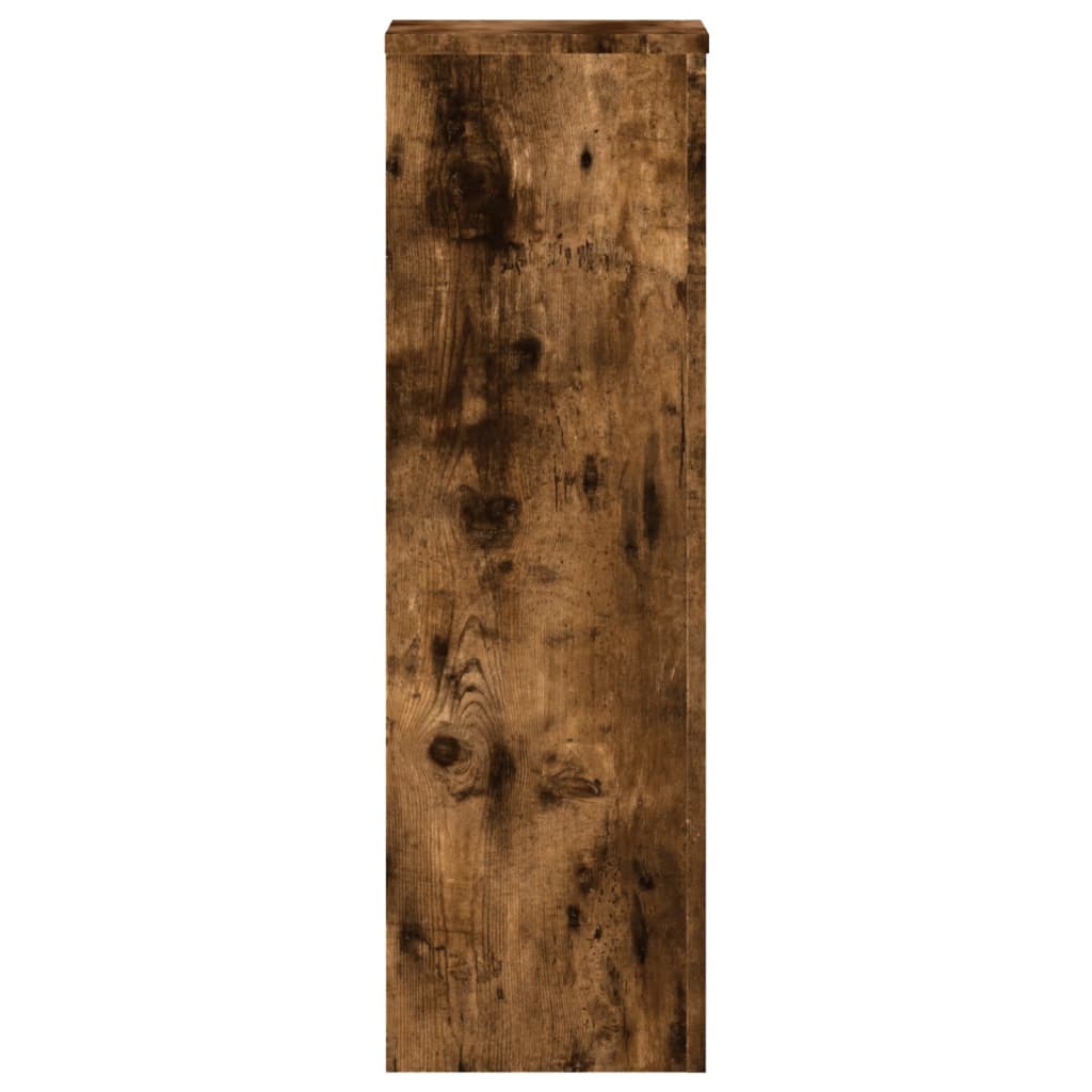 Stovai augalams, 2vnt., dūminiai, 25x25x80cm, apdirbta mediena