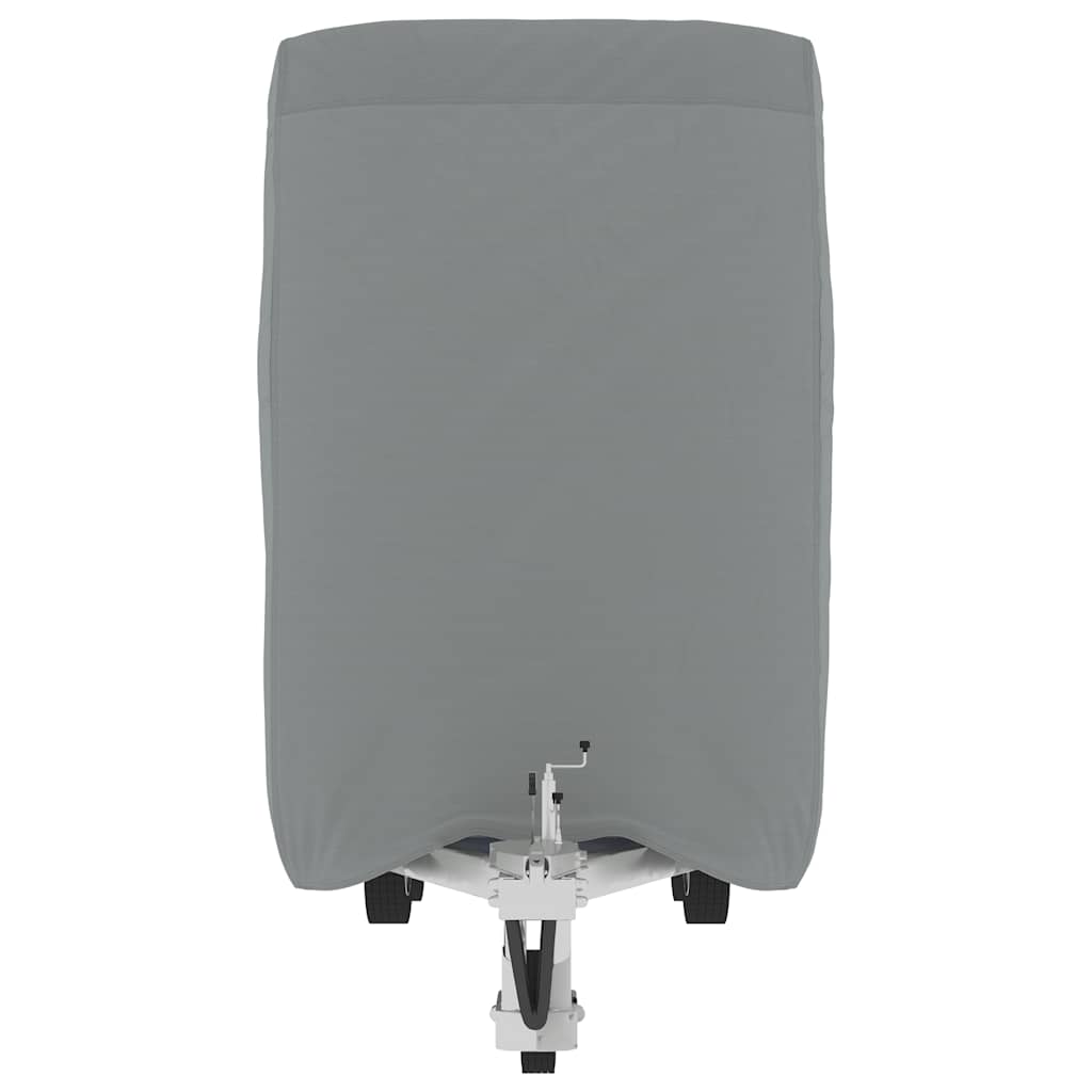 Arklio priekabos dangtis, pilka, 334x148x230cm, audinys