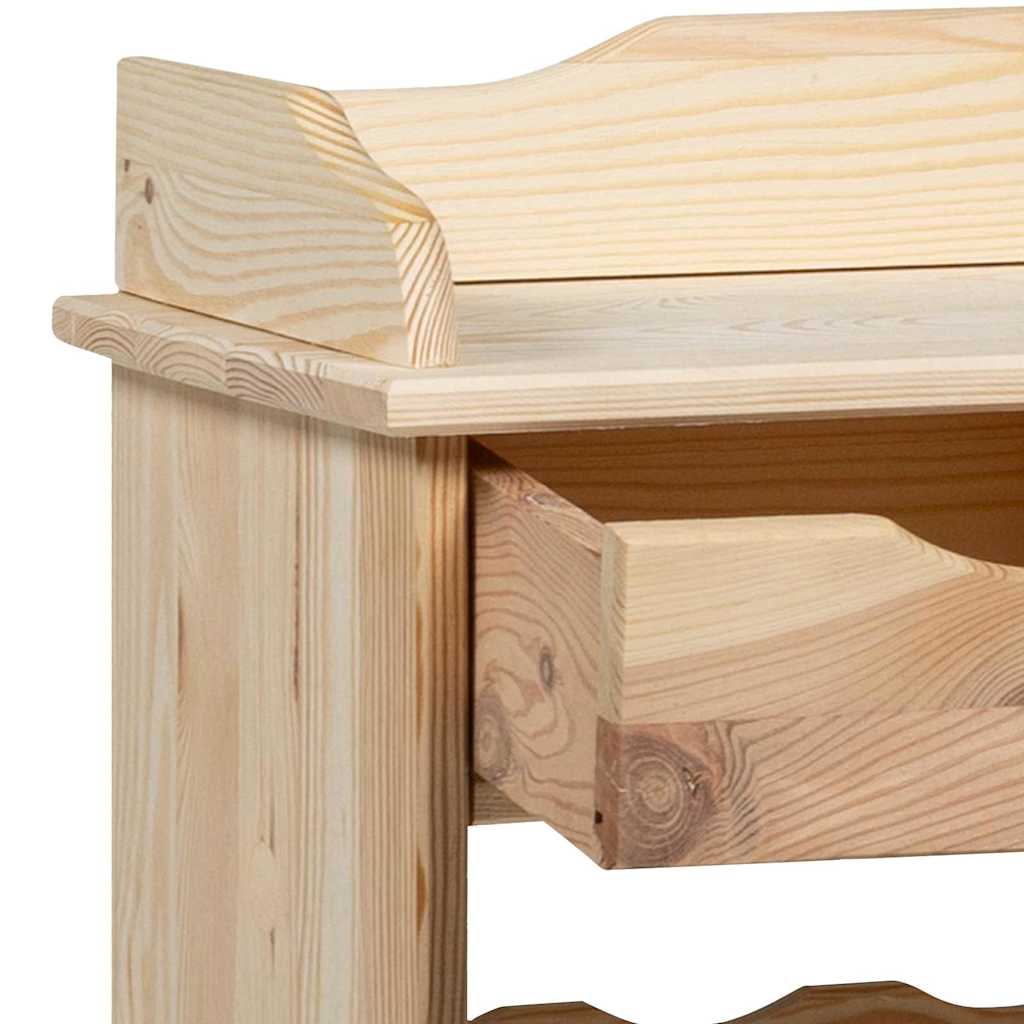 Vyno stovas 90x60x30 cm Iš tvirtos pušies