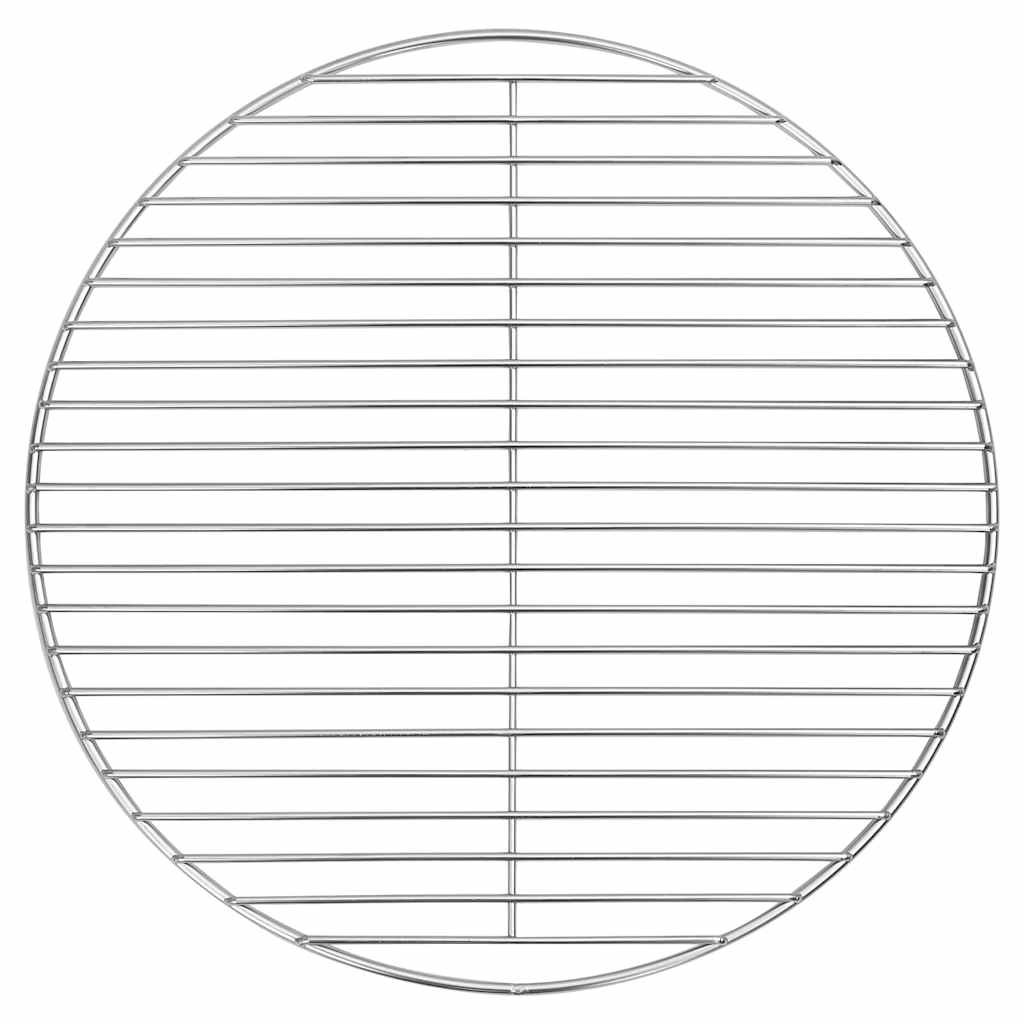 BBQ Grill Grate Sidabrinė Ø43 cm Nerūdijantis plienas