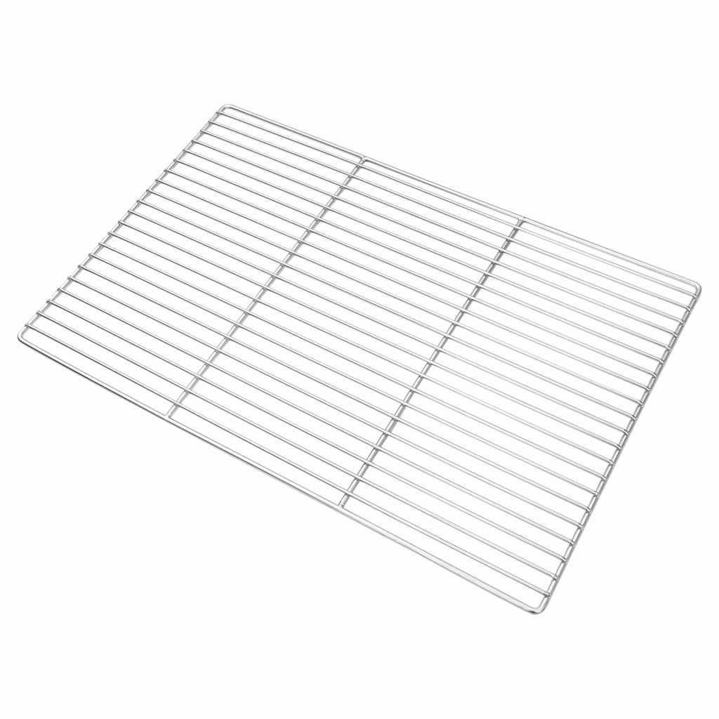 BBQ Grill Grate with Handles Stačiakampis 60x40 cm 304 Nerūdijantis plienas