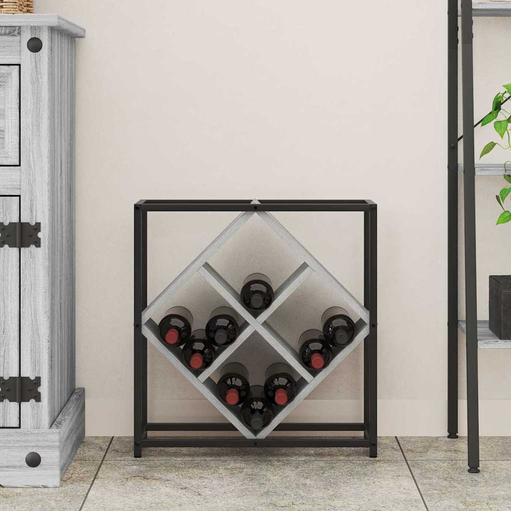 Vyno stovas Pilka 51 x 18 x 52.5 cm Apdirbta mediena