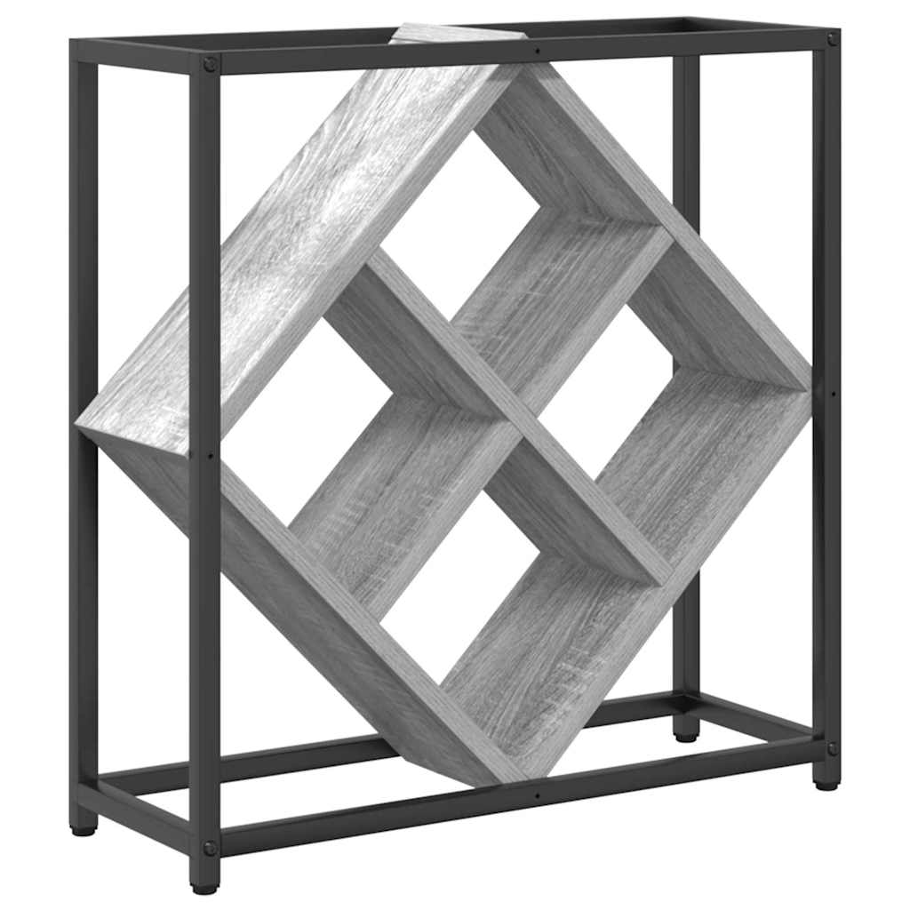 Vyno stovas Pilka 51 x 18 x 52.5 cm Apdirbta mediena