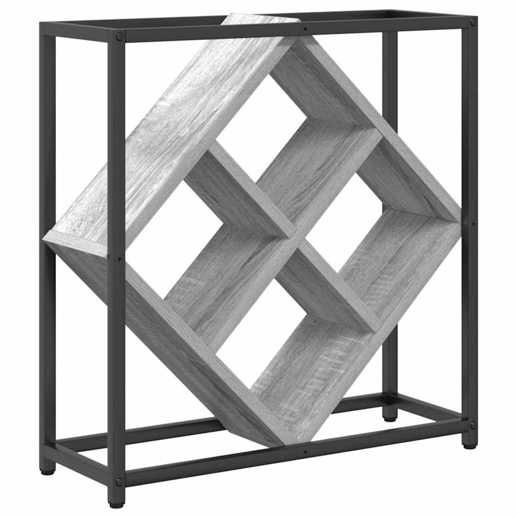 Vyno stovas Pilka 51 x 18 x 52.5 cm Apdirbta mediena