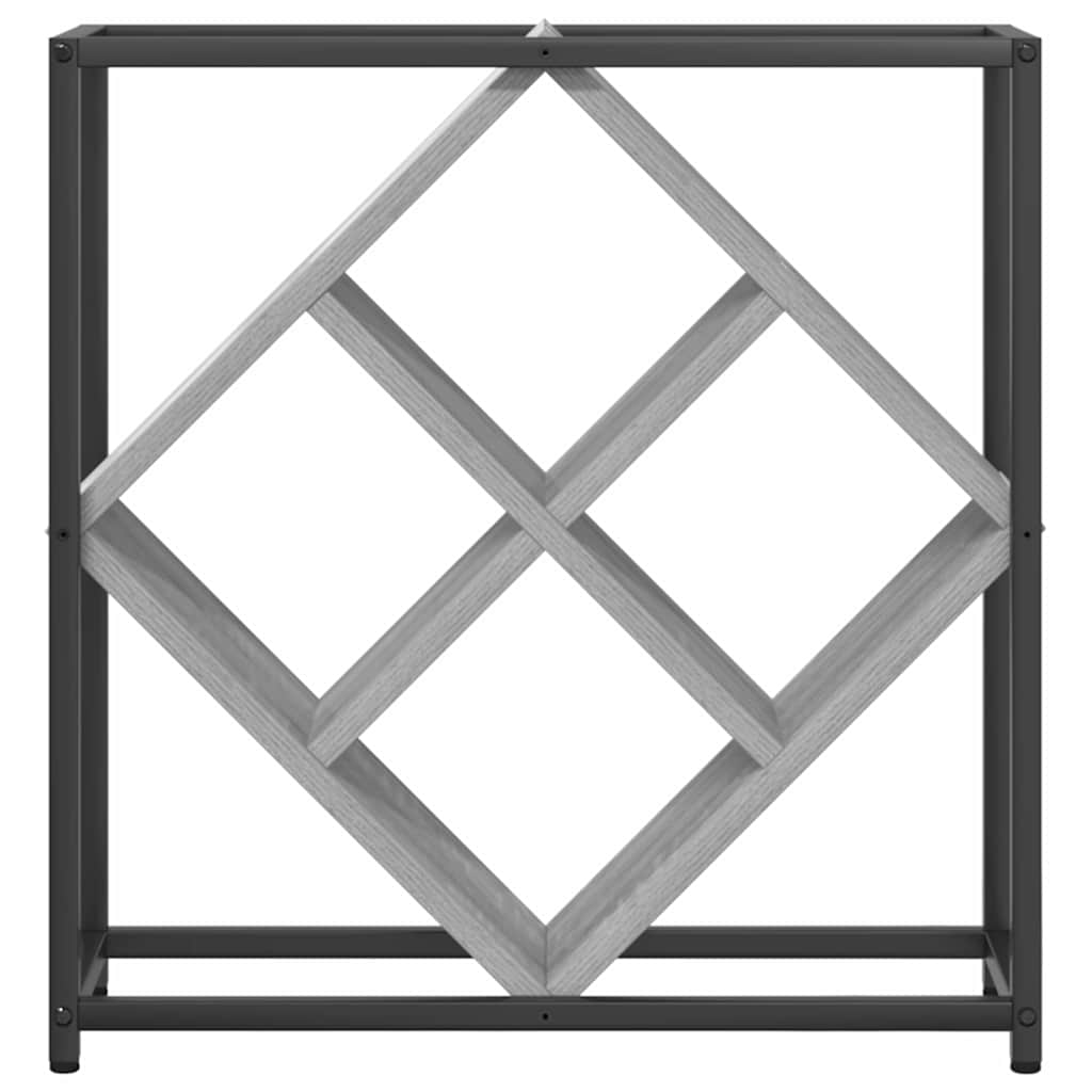 Vyno stovas Pilka 51 x 18 x 52.5 cm Apdirbta mediena