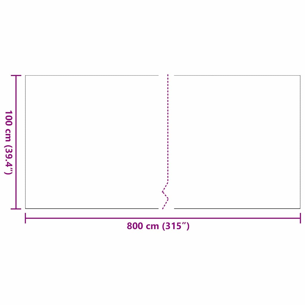 Dirbtinė žolė Juoda 1500 x 100 x 4 cm Polipropilenas