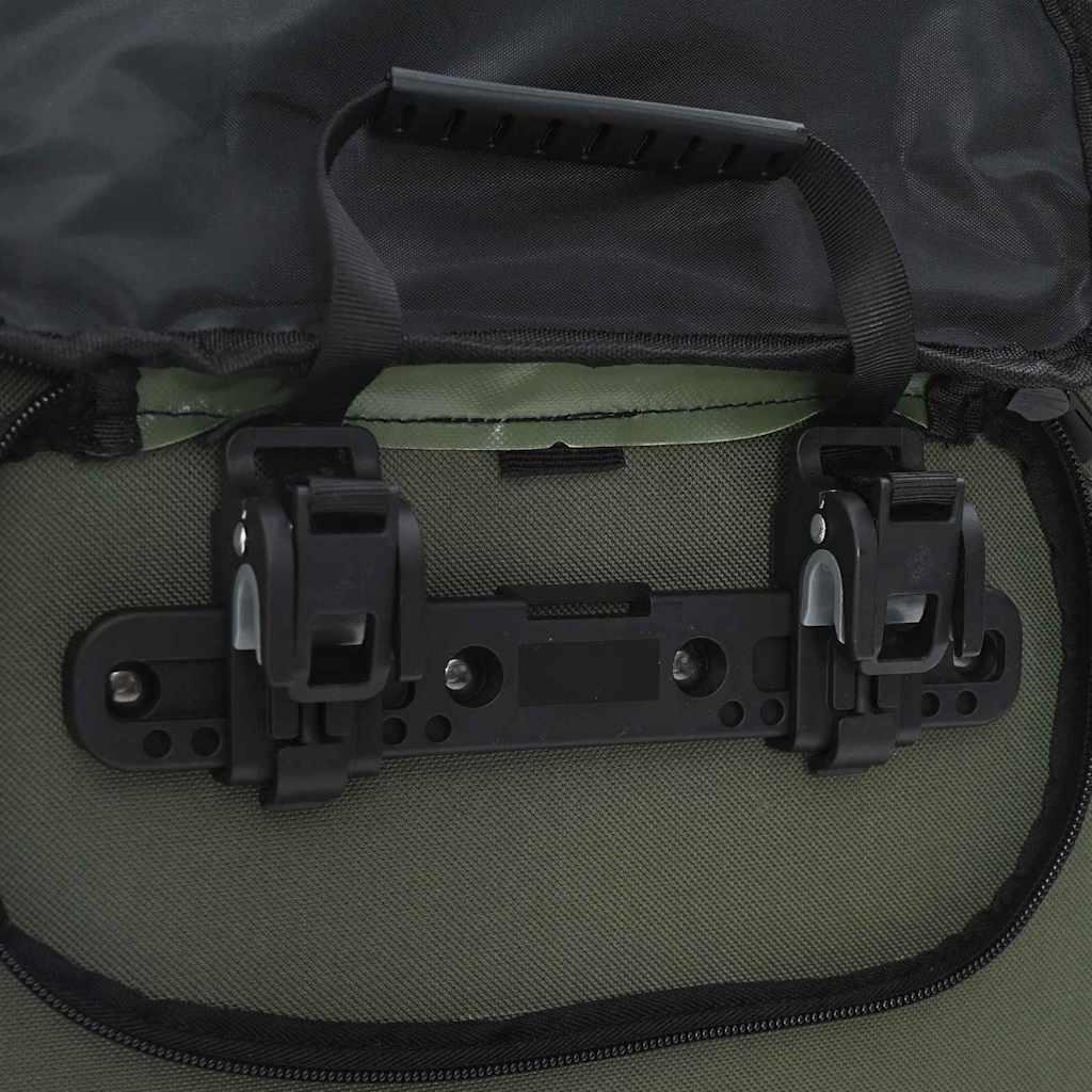 Dviračių krepšys Alyvuogių žalia 31 x 13 x 58 cm Poliesteris