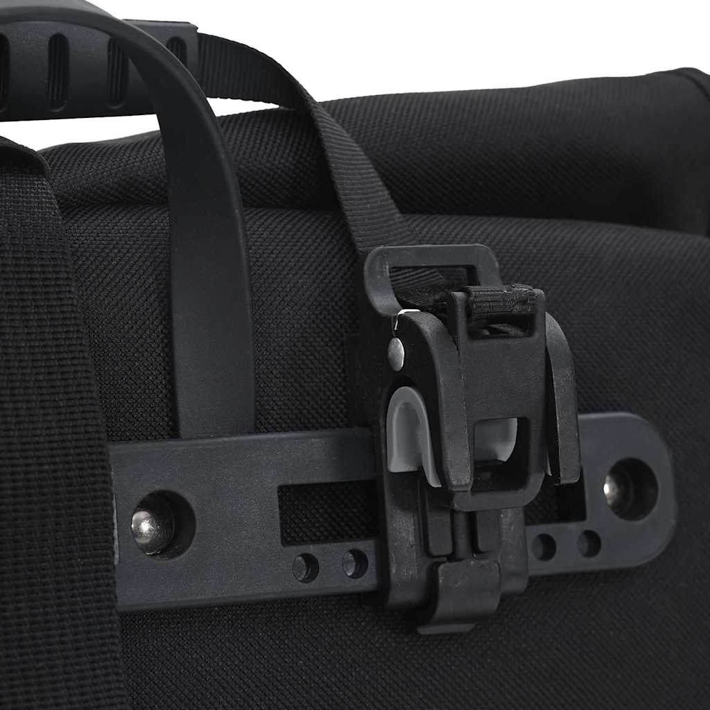 dviračių krepšys dviratinei bagažinei 20L Juodas 34x16x59 cm