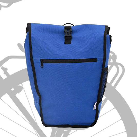 dviračių krepšys pannier rėmui 20 L mėlynas 34x16x59 cm