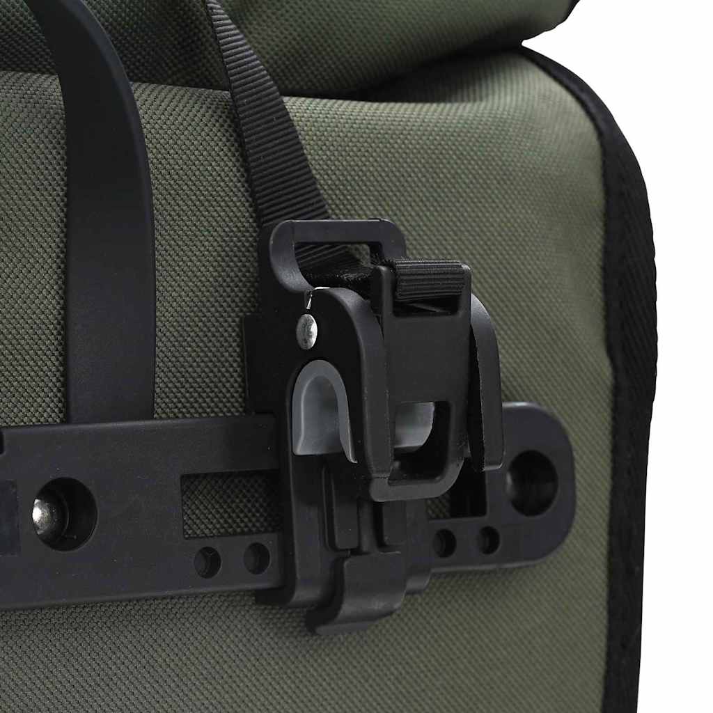 dviračių krepšys galiniam bagažui 20L Alyvuogių žalia 34x16x59 cm