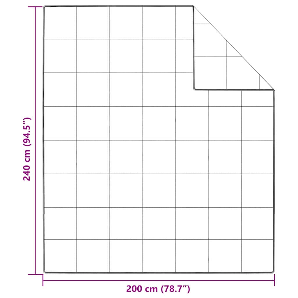 Žiemos antklodė Balta 200 x 240 cm Plunksna