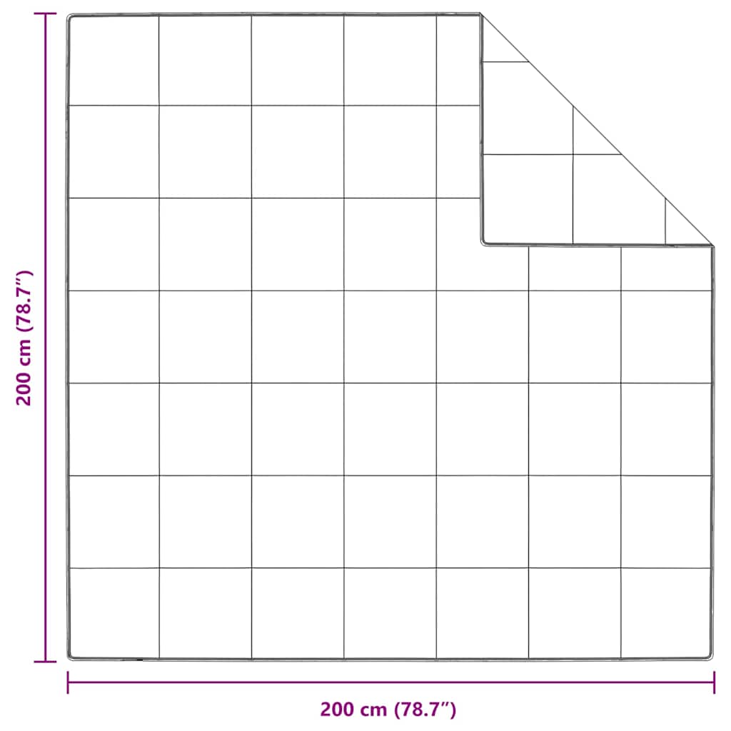 Žiemos antklodė Balta 200 x 200 cm Plunksna