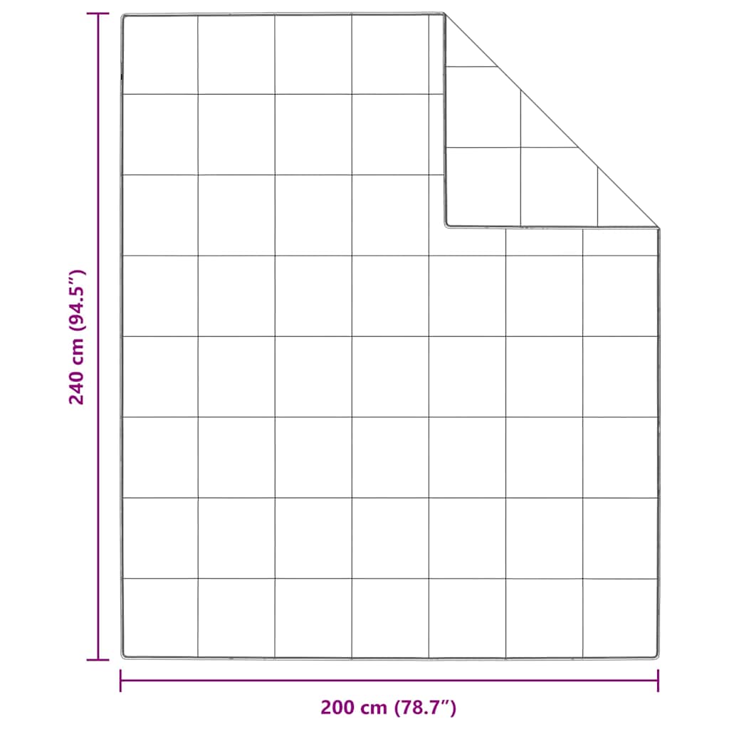 Žiemos antklodė Balta 240 x 200 cm Plunksna