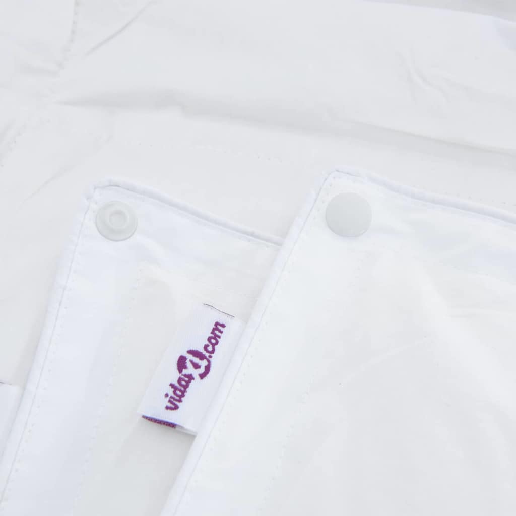 2-in-1 Antklodė Balta 135 x 220 cm Plunksna