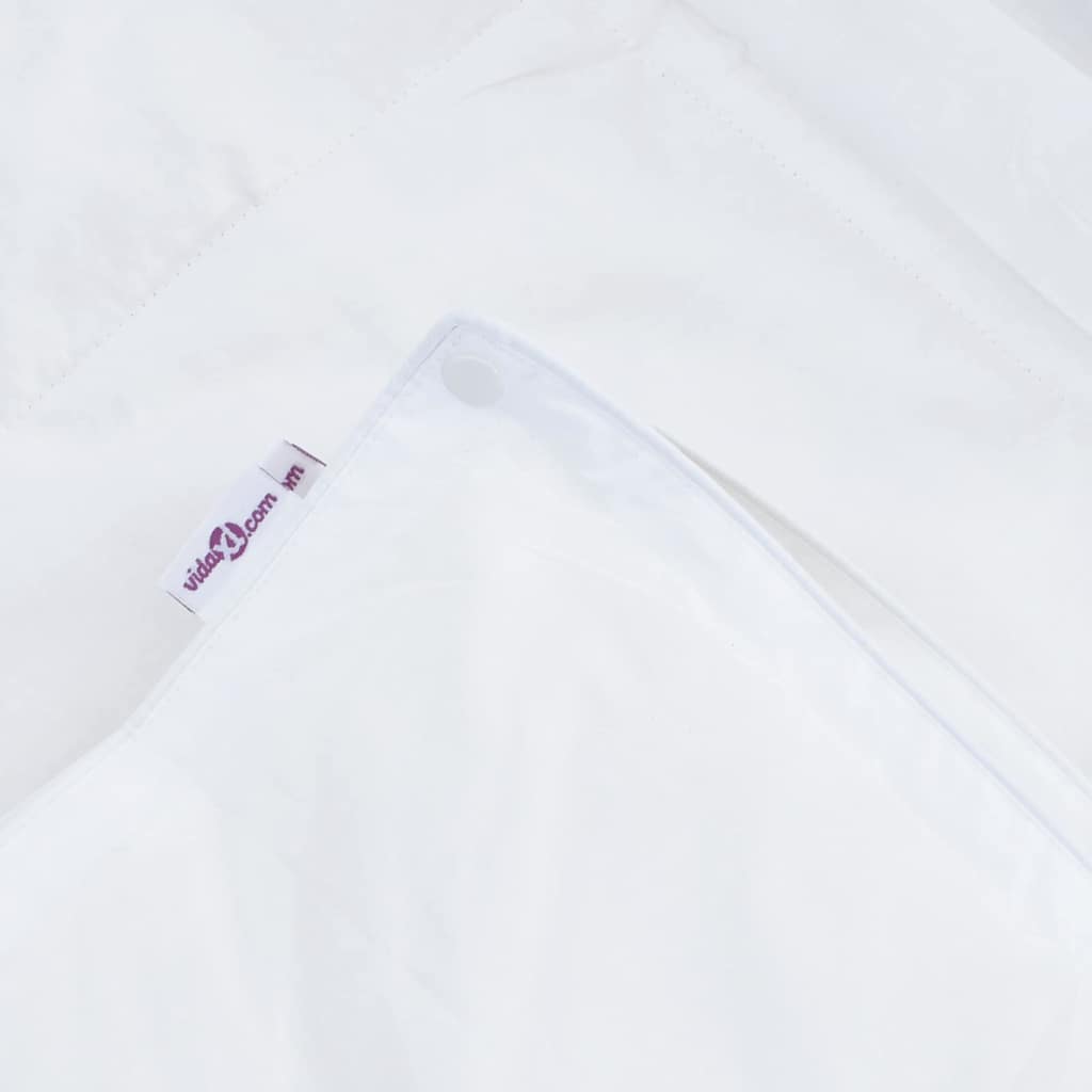 2-in-1 Antklodė Balta 200 x 220 cm Plunksna