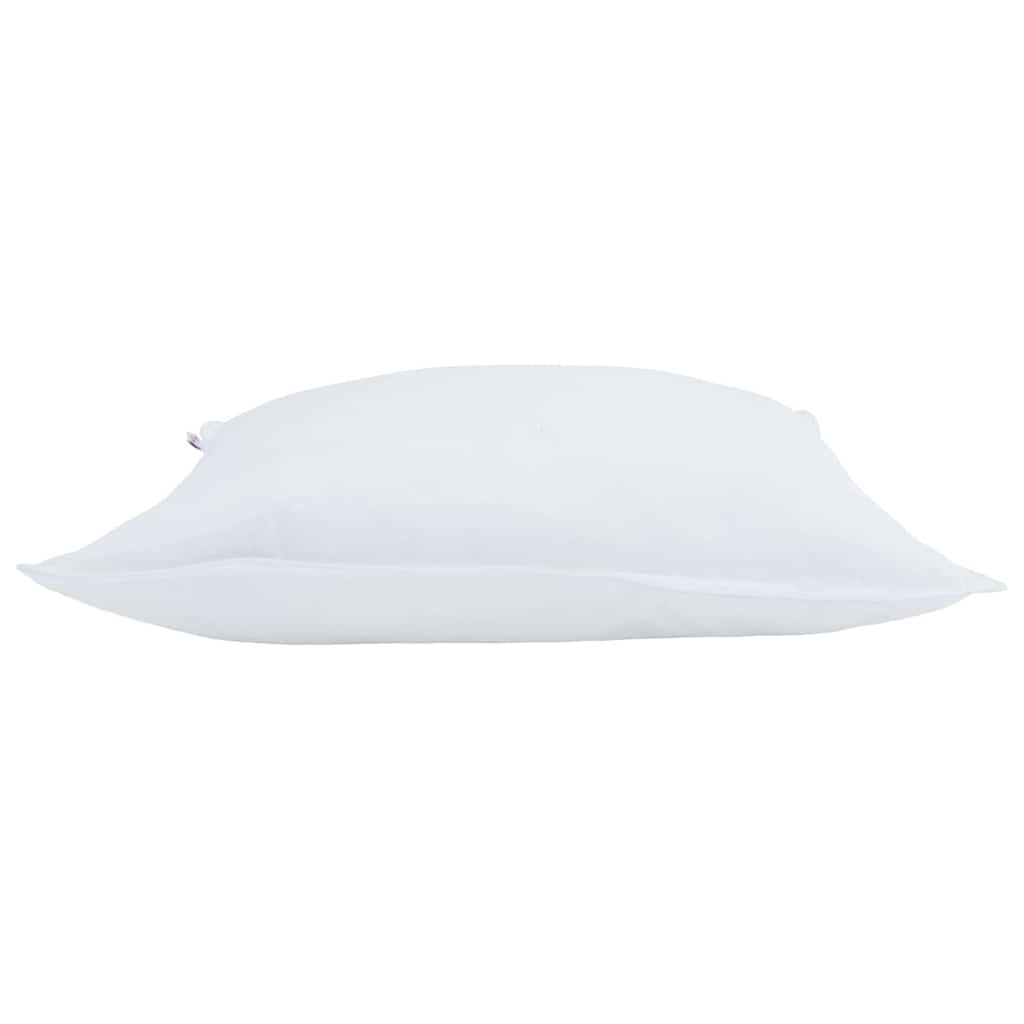 Pagalvė su pagalve 2 pcs Balta 65 x 65 cm Plunksna