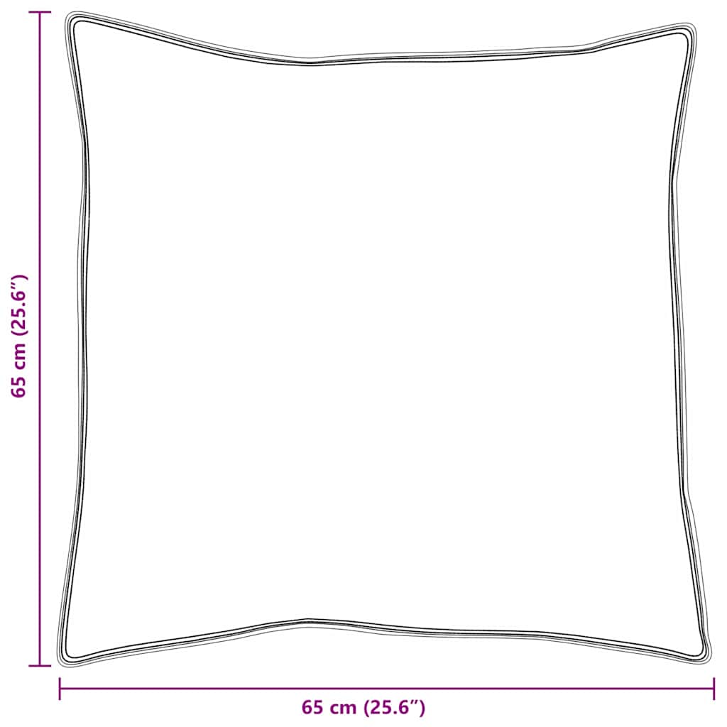 Pagalvė su pagalve 2 pcs Balta 65 x 65 cm Plunksna