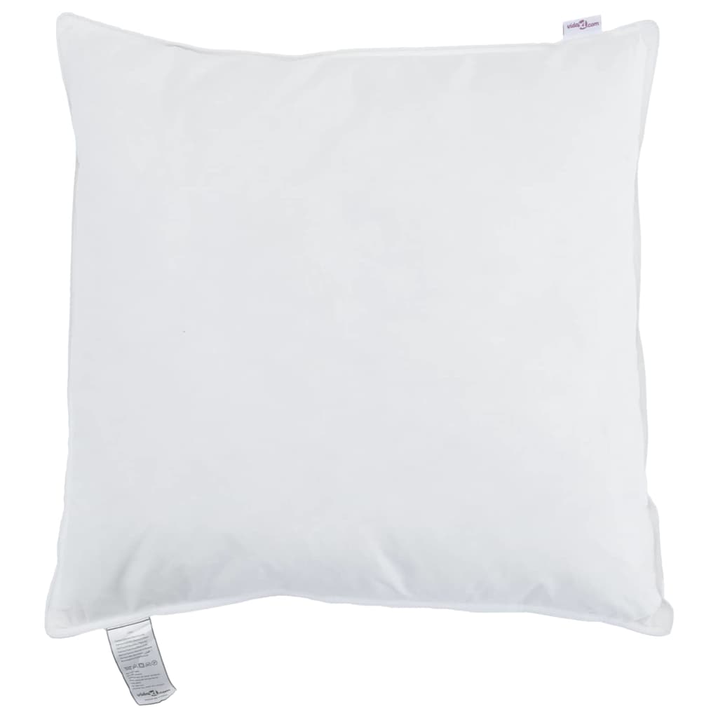 Pagalvė su pagalve 2 pcs Balta 65 x 65 cm Plunksna