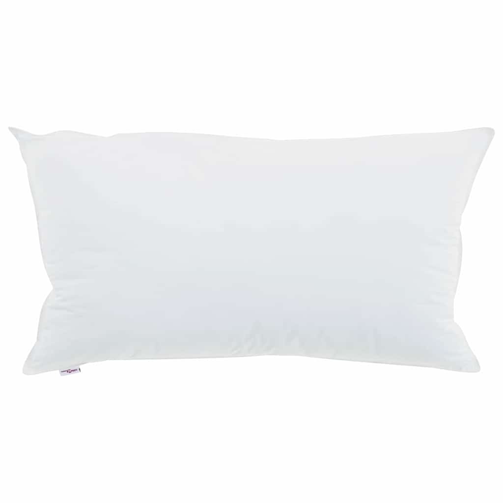 Pagalvės su pagalve 2 pcs Balta 40 x 80 cm 130gsm 100% medvilnė