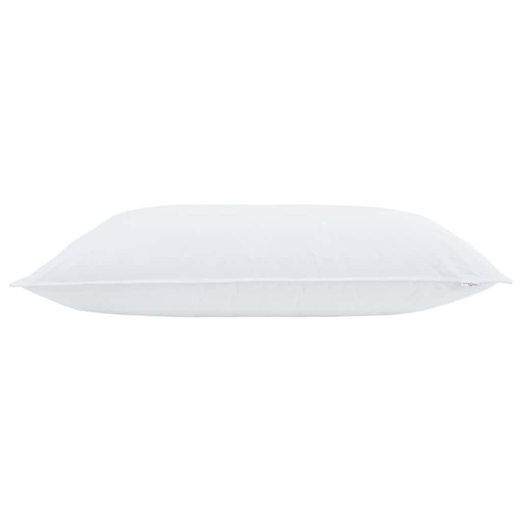 Pagalvės su pagalve 2 pcs Balta 40 x 80 cm 130gsm 100% medvilnė