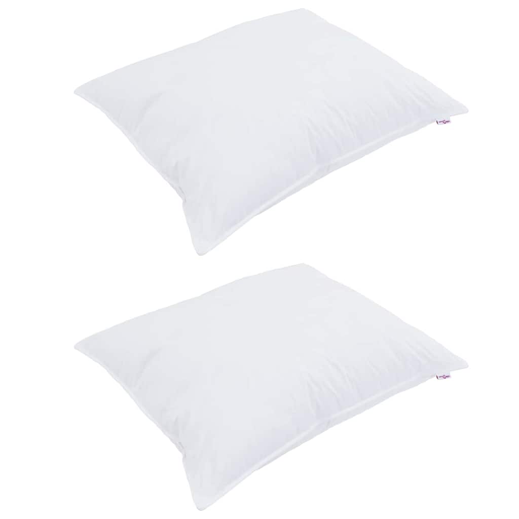 Pagalvės 2 pcs Balta 70 x 90 cm 130gsm 100% medvilnė
