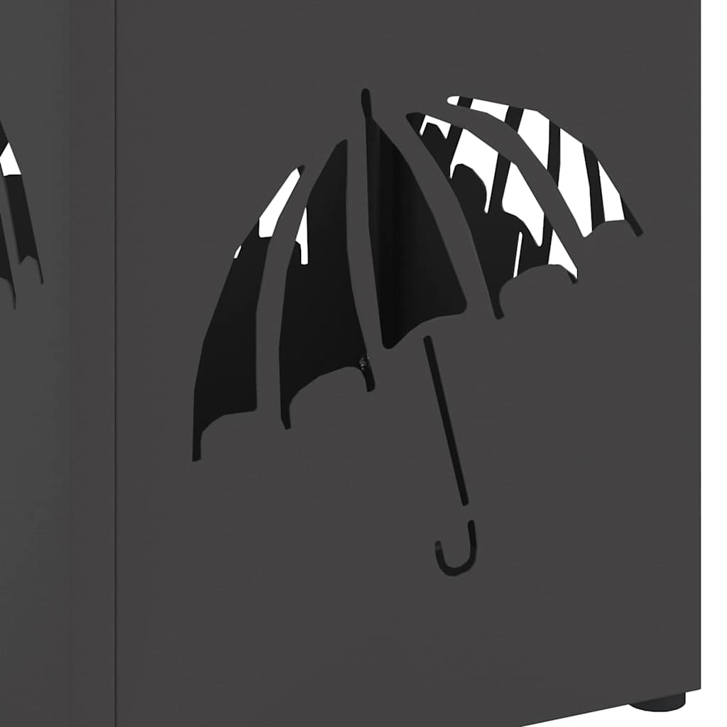 Sandėliavimo kabliukas ir laikiklis Juoda 15.5 x 15.5 x 49 cm