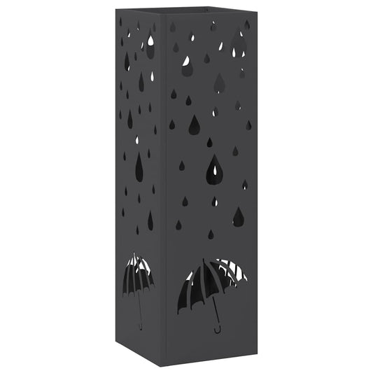 Sandėliavimo kabliukas ir laikiklis Juoda 15.5 x 15.5 x 49 cm