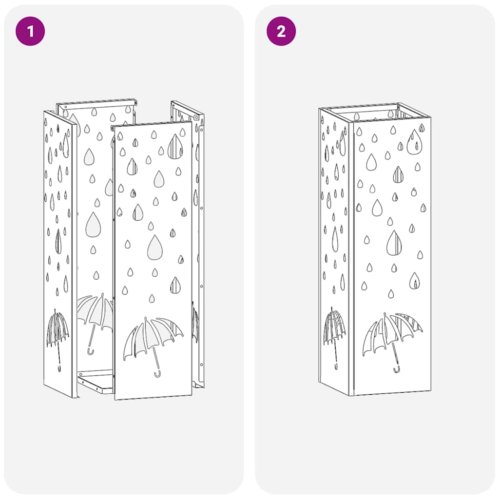 Sandėliavimo kabliukas ir laikiklis Rožinė 15.5 x 15.5 x 49 cm