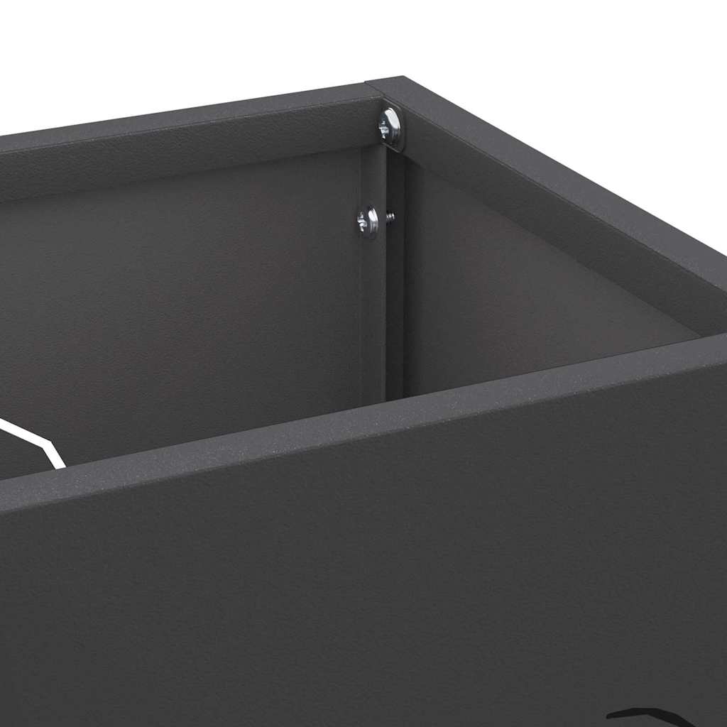 Sandėliavimo kabliukas ir laikiklis Juoda 15.5 x 15.5 x 49 cm