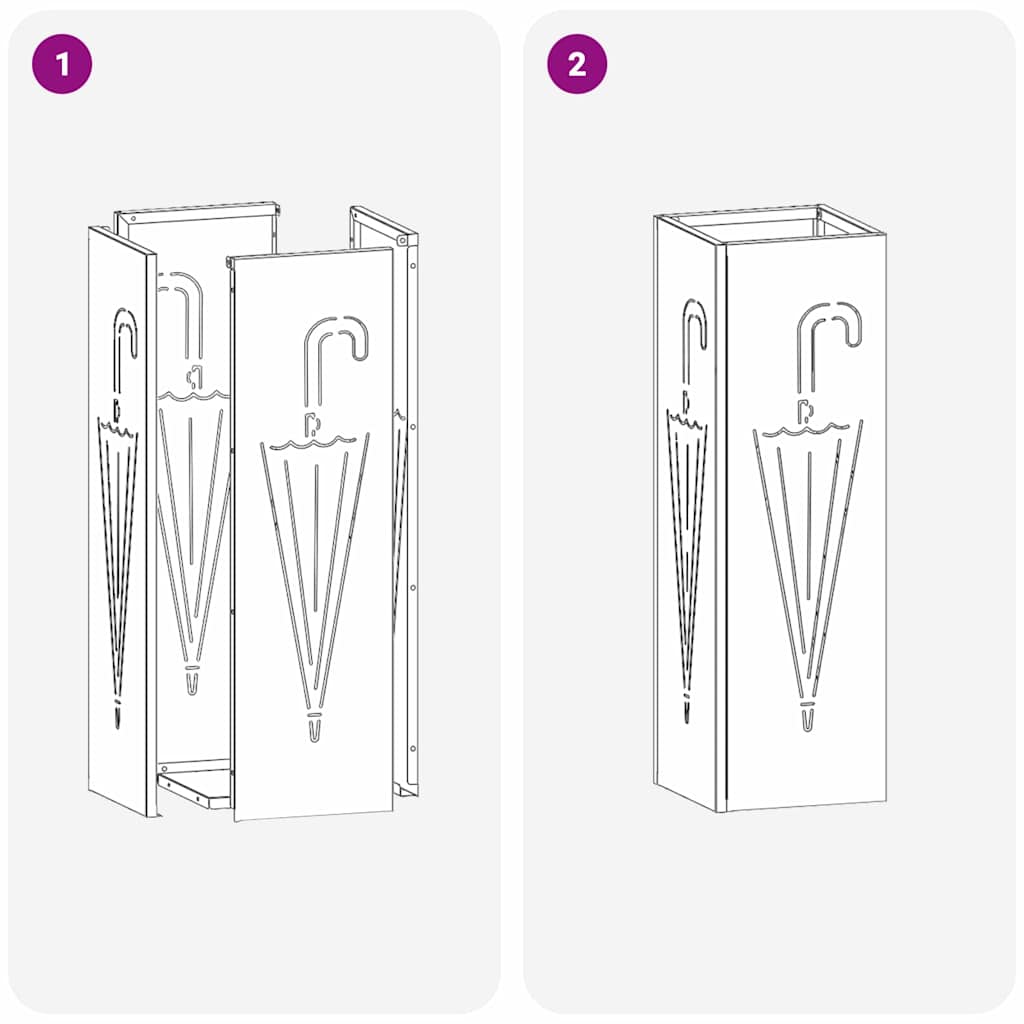 Sandėliavimo kabliukas ir laikiklis Rožinė 15.5 x 15.5 x 49 cm