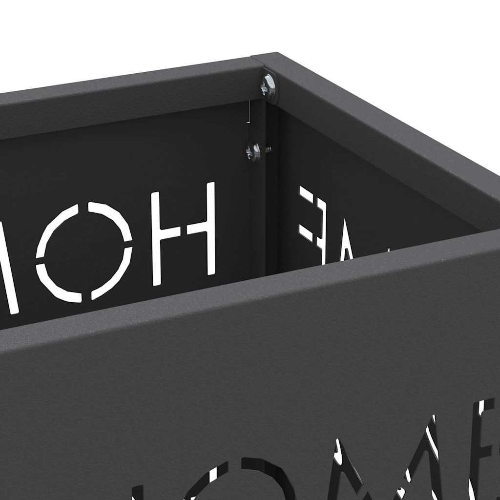 Sandėliavimo kabliukas ir laikiklis Juoda 15.5 x 15.5 x 49 cm