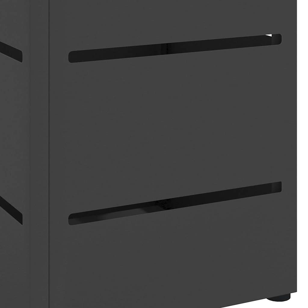 Sandėliavimo kabliukas ir laikiklis Juoda 15.5 x 15.5 x 49 cm