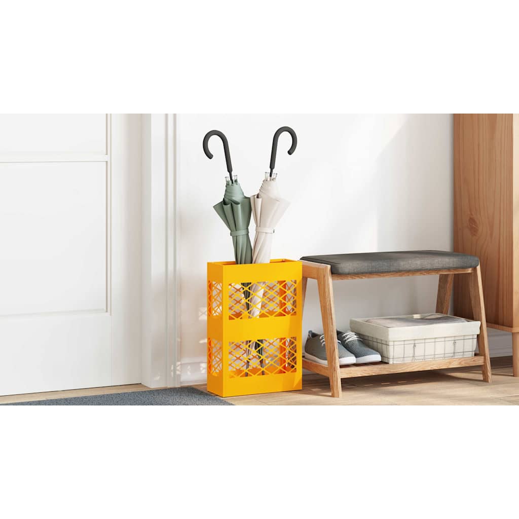 Sandėliavimo kabliukas ir laikiklis su saugykla mustard yellow
