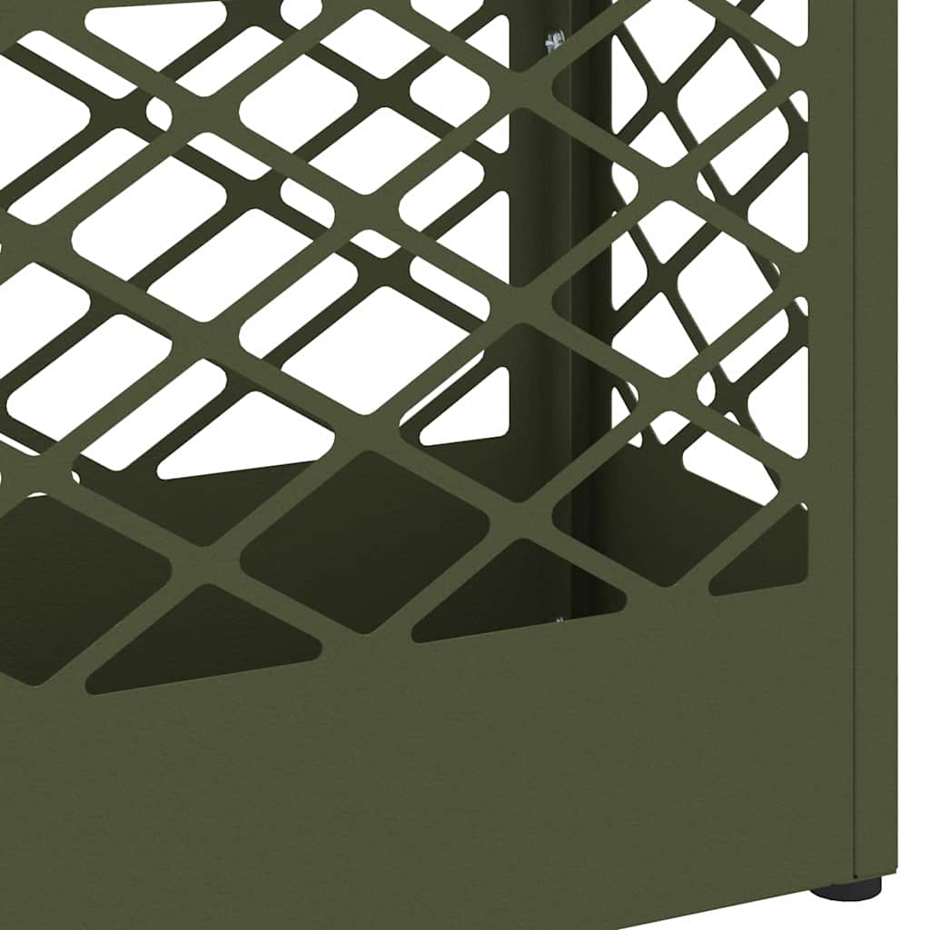 Sandėliavimo kabliukas ir laikiklis su saugykla Alyvuogių žalia