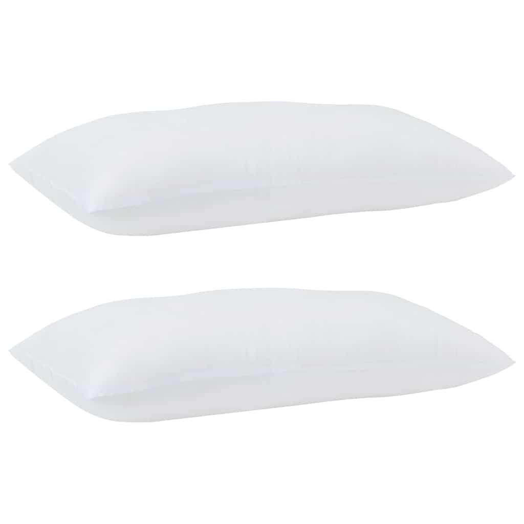 Pagalvė su pagalve 2 pcs Balta 81 x 42 x 20 cm Poliesteris