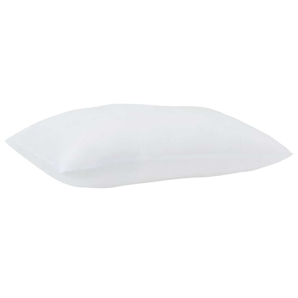 Pagalvė su pagalve 2 pcs Balta 71 x 51 x 20 cm Poliesteris