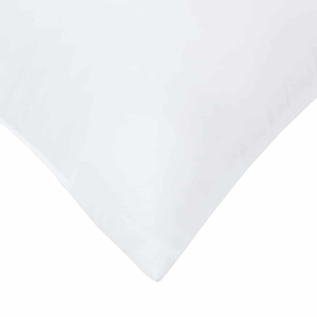 Pagalvė su pagalve 2 pcs Balta 61 x 41 x 20 cm Poliesteris