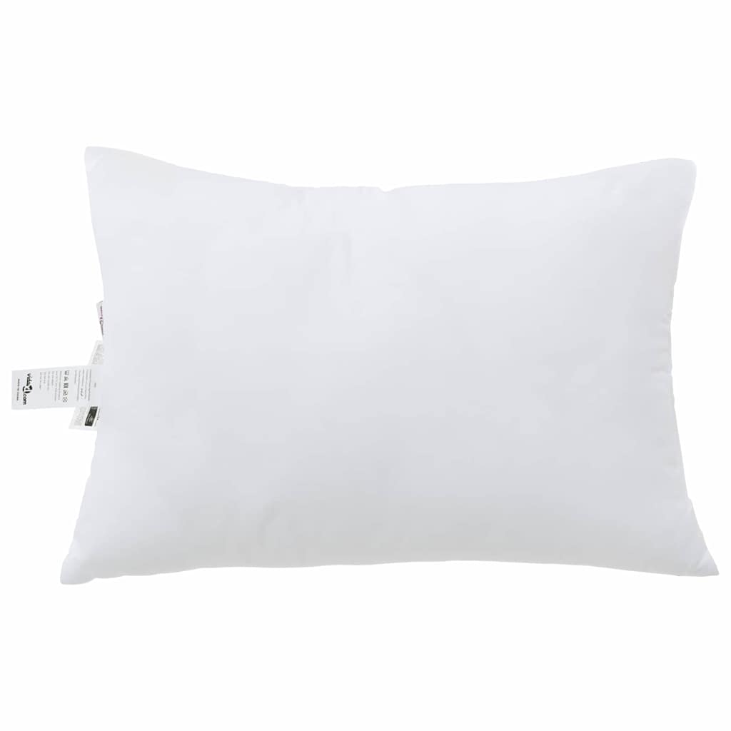 Pagalvė su pagalve 2 pcs Balta 61 x 41 x 20 cm Poliesteris