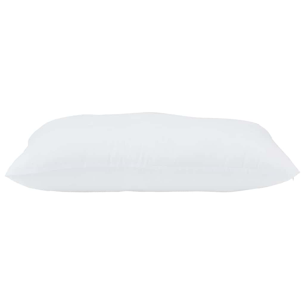 Pagalvė su pagalve 2 pcs Balta 61 x 41 x 20 cm Poliesteris