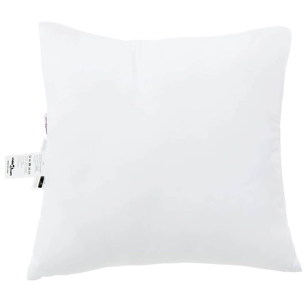 Pagalvė su pagalve 2 pcs Balta 80 x 80 x 20 cm Poliesteris